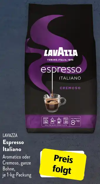 Aldi Süd Lavazza Espresso Italiano 1 kg Packung Angebot