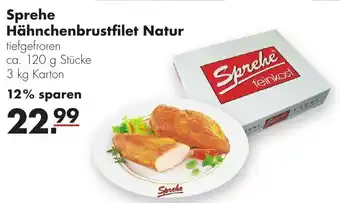 Handelshof Sprehe Hähnchenbrustfilet Natur 3 kg Karton Angebot