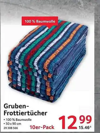 Selgros Gruben-Frottiertücher Angebot