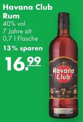 Handelshof Havana Club Rum 0,7 L Flasche Angebot