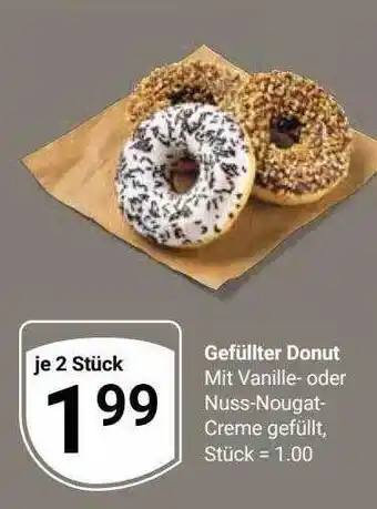 Globus Gefüllter donut Angebot