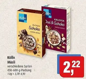 Markant Kölln müsli Angebot