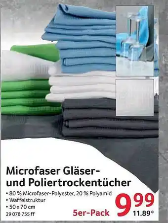 Selgros Microfaser Gläser-und Poliertrockentücher Angebot