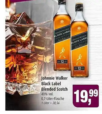 Markant Johnie walker black label blended scotch Angebot