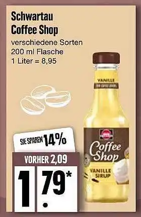 Edeka Schwartau coffee shop Angebot