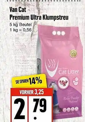 Edeka Van cat premium ultra klumpstreu Angebot