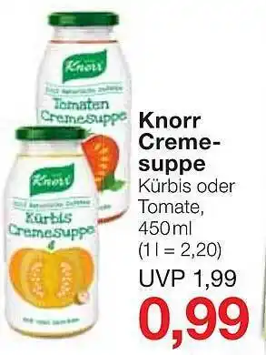 Jawoll Knorr creme suppe Angebot