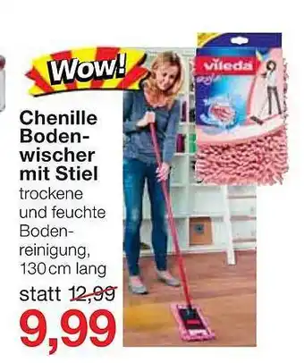 Jawoll Chenille boden-wischer mit stiel Angebot