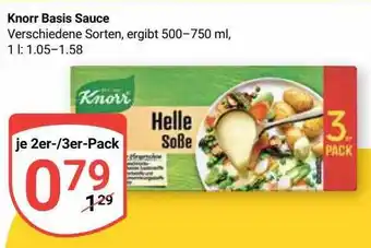 Globus Knorr basis sauce Angebot