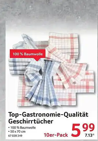 Selgros Top-Gastronomie-Qualität Geschirrtücher Angebot