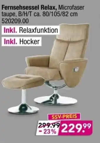 Möbel Boss Fernsehsessel Relax Angebot