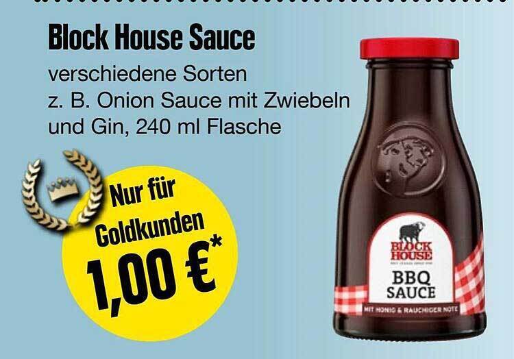 Block house sauce Angebot bei Edeka