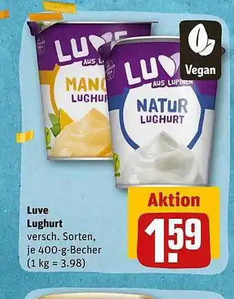 REWE Luve lughurt Angebot