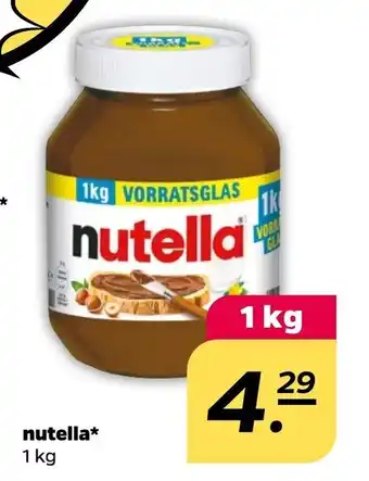 NETTO Nutella 1 kg Angebot