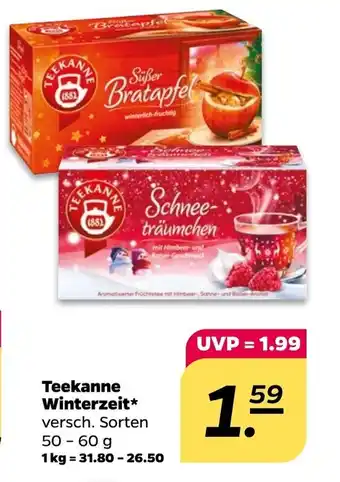 NETTO Teekanne Winterzeit 50-60g Angebot