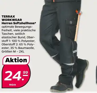 NETTO Terrax Workwear Herren Softshellhose M-2XL Angebot