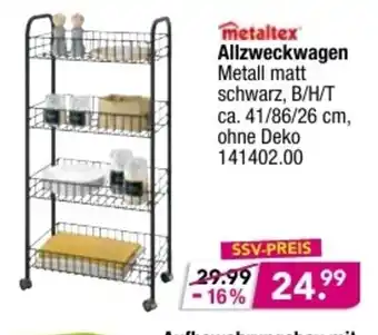 Möbel Boss Metaltex Allzweckwagen Angebot