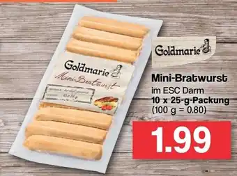 Famila Nord West Goldmarie Mini Bratwurst 10x25g Angebot