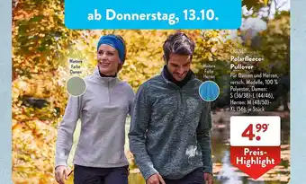 Aldi Süd Crane polarfleece-pullover Angebot