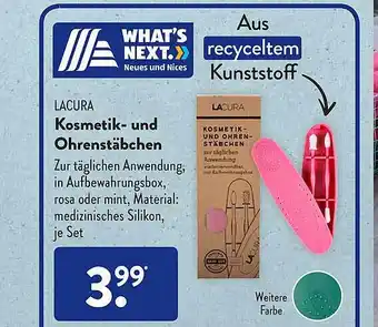 Aldi Süd Lacura kosmetik-und ohrenstäbchen Angebot