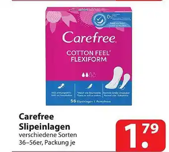 Famila Nord Ost Carefree slipeinlagen Angebot