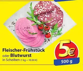 Famila Nord Ost Fleischer-frühstück oder blutwurst Angebot