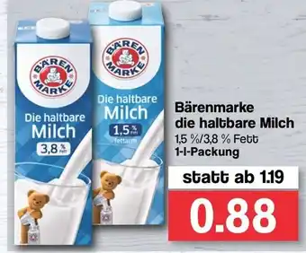 Famila Nord West Bärenmarke Die Haltbare Milch 1 L Angebot