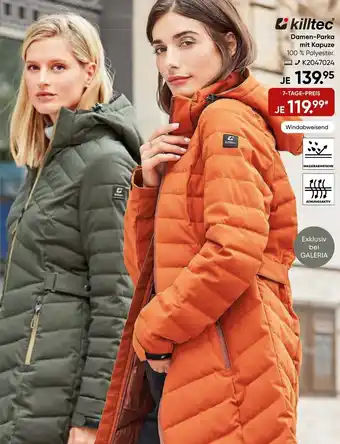 Galeria Killtec Damen Parka mit Kapuze Angebot