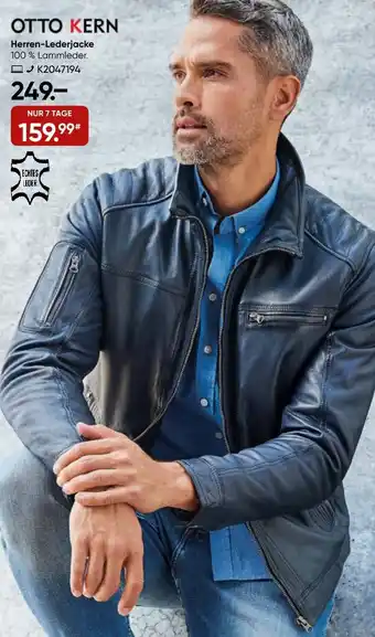 Galeria Otto Kern Herren Lederjacke Angebot