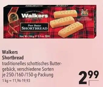 CITTI Markt Walkers Shortbread 250/160/150 g Packung Angebot