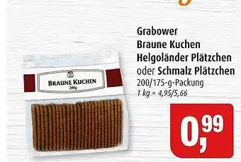 Markant Grabower braune kuchen helgoländer plätzchen oder schmalz plätzchen Angebot