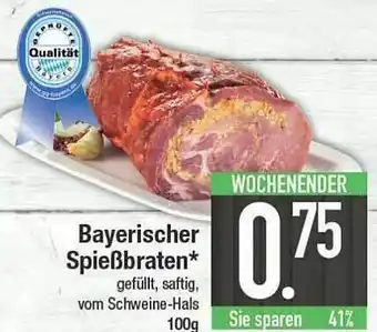 E-Center Bayerischer spießbraten Angebot