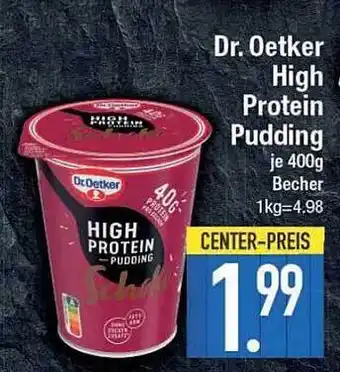 E-Center Dr. oetker high protein pudding Angebot