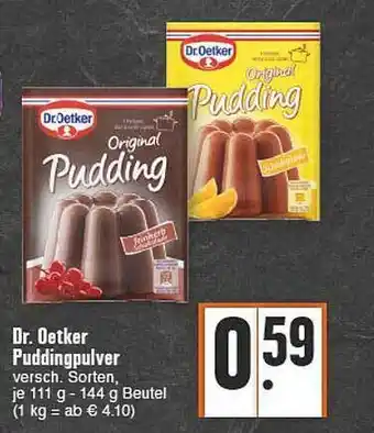 E-Center Dr. oetker puddingpulver Angebot