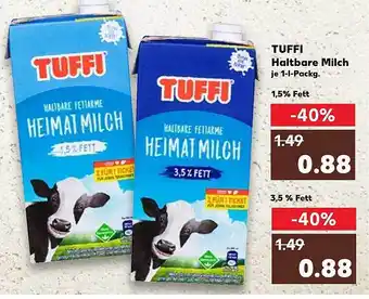 Kaufland Tuffi haltbare milch Angebot