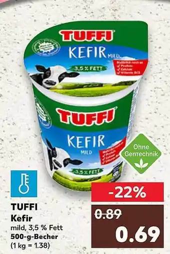 Kaufland Tuffi kefir Angebot