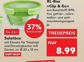 Kaufland Salatbox oder xl-box „clip & go“ Angebot