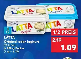 Kaufland Lätta original oder joghurt Angebot