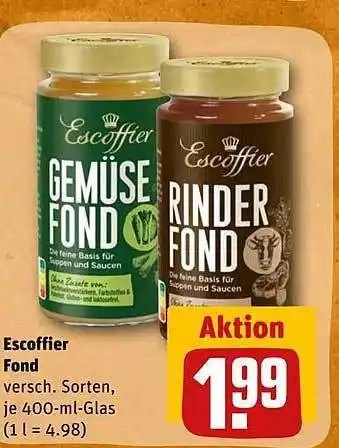 REWE Escoffier fond Angebot