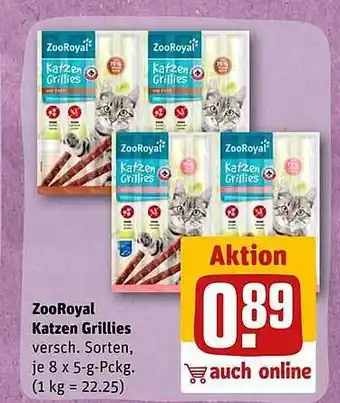 REWE Zooroyal katzen grillies Angebot