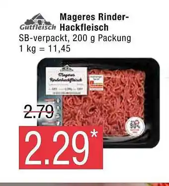 Marktkauf Mageres rinder-hackfleisch gutfleisch Angebot