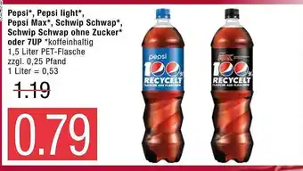 Marktkauf Pepsi, pepsi light, pepsi max, schwip schwap, schwip schwap ohne zucker oder 7up Angebot