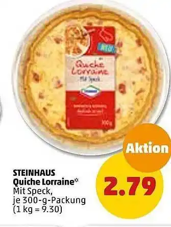 PENNY Steinhaus quiche lorraine Angebot