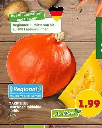 PENNY Marktliebe deutscher hokkaidokürbis Angebot