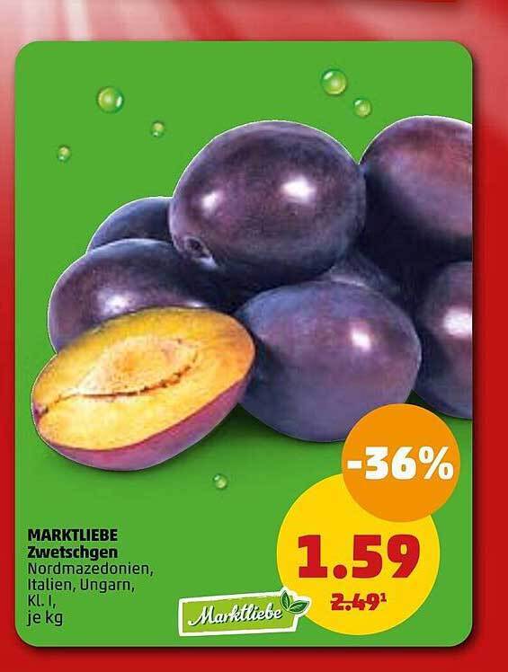 Marktliebe Zwetschgen Angebot Bei PENNY