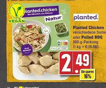 Edeka Planted chicken oder pulled bbq Angebot