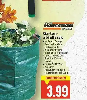 E-Center Mannesmann gartenabfallsack Angebot