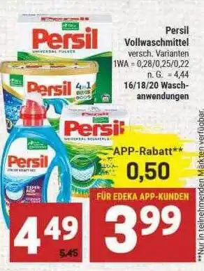 Marktkauf Persil vollwachschmittel Angebot