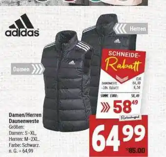 Marktkauf Damen-herren daunenweste adidas Angebot