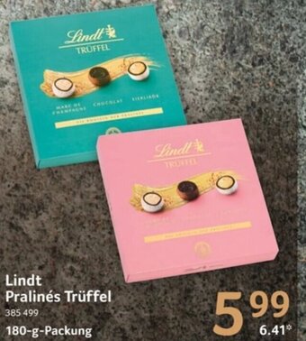 Selgros Lindt Pralines Truffel 180g Angebot